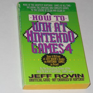 How To win at Nintendo Spiele 4 Vintage Softcover Buch