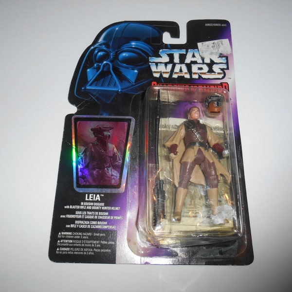 Leia in Boushh Disguise Sealed Star Wars Action Figure 1996 POTF Kenner