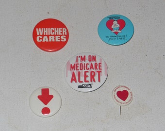 JP953 ヴィンテージピンバッジ6個セット。様々なスタイルとテーマ