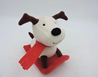 2004 Hallmark Jingle Pals 5" Reindeer Dog Pullback Plush Toy Collectible