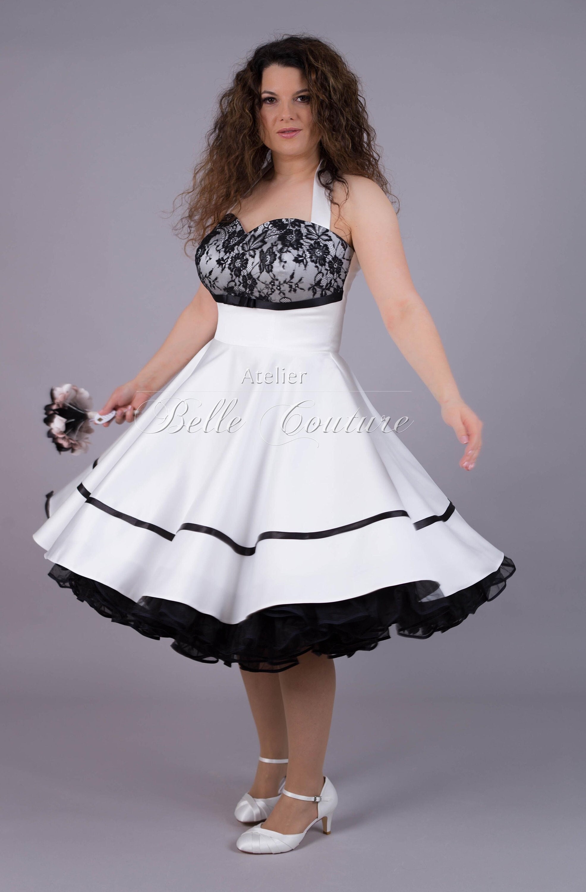Rockabilly Wedding Dress in 50s Petticoat Style - Etsy Canada