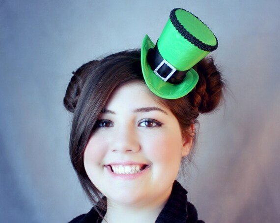 Paddys Day Mini Bowler Hat Felt Paddys Day Mini Bowler Hat Felt