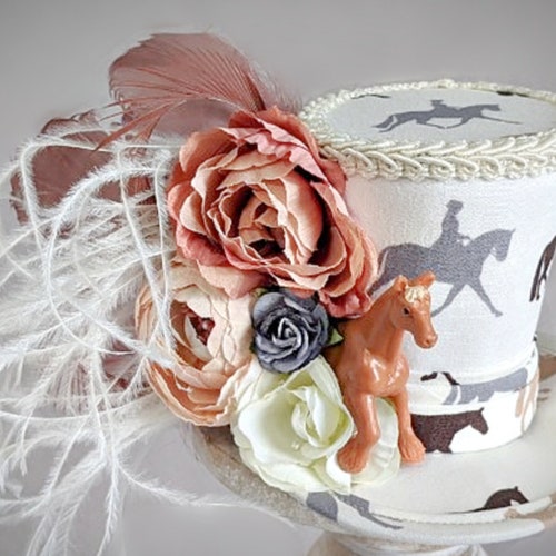 Kentucky Derby Mini Top Hat Horse Mini Top Hat Flower Mini Etsy
