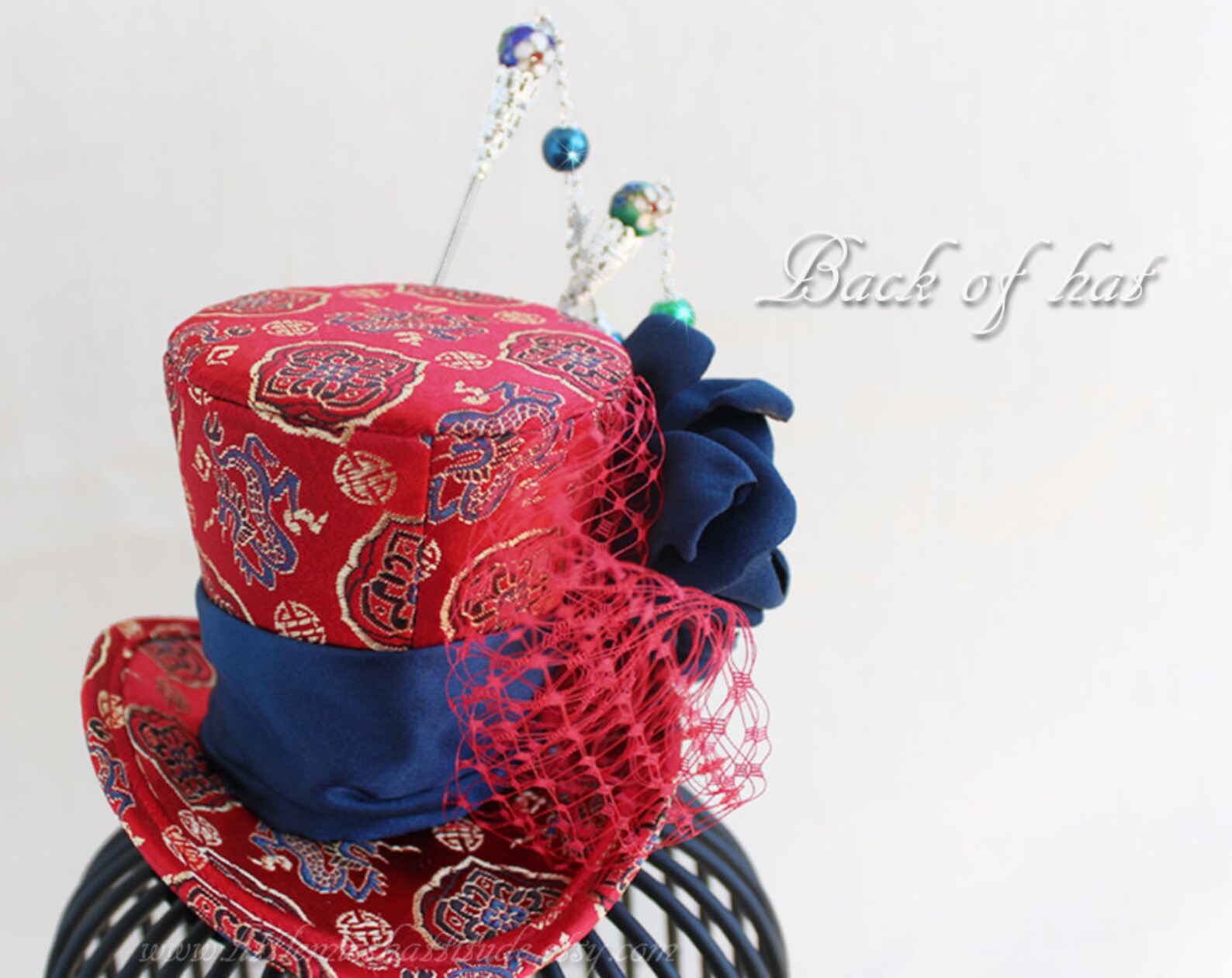 Chinese Hat Chinese Hair Accessories Chinese Mini Top Hat - Etsy