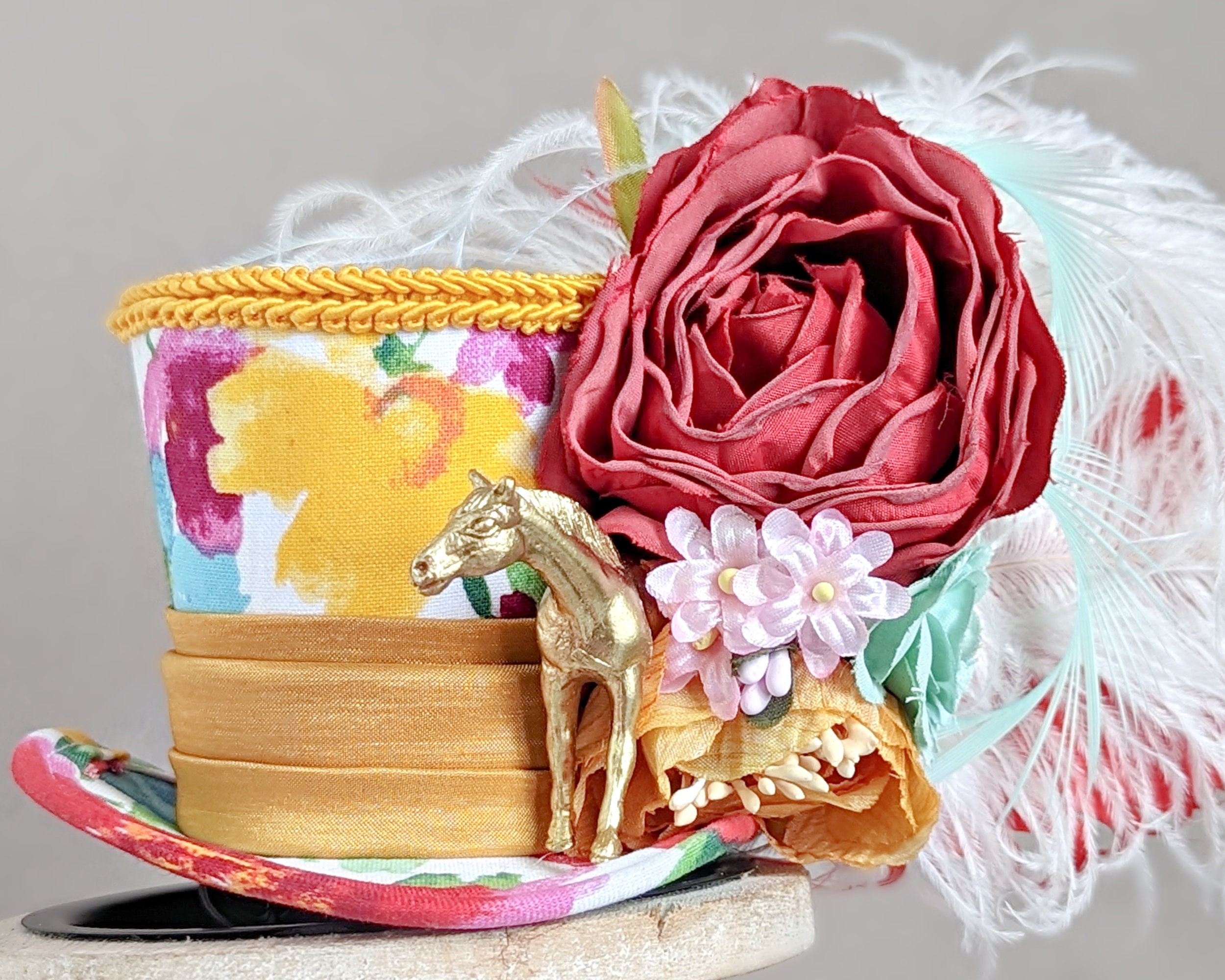 Kentucky Derby Mini Top Hat Horse Mini Top Hat Flower Mini Etsy Canada