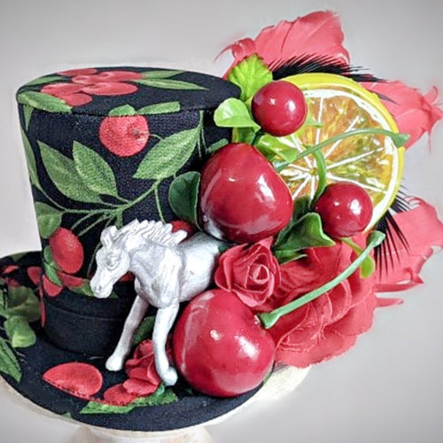 Kentucky Derby Mini Top Hat Horse Mini Top Hat Flower Mini Etsy