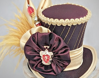 Chapeau de Magicien, Chapeau Haut de Forme, Fascinator, Mini Chapeau pour Marriage , Mini Chapeau , Petit Chapeau , Accessoire à Cheveux