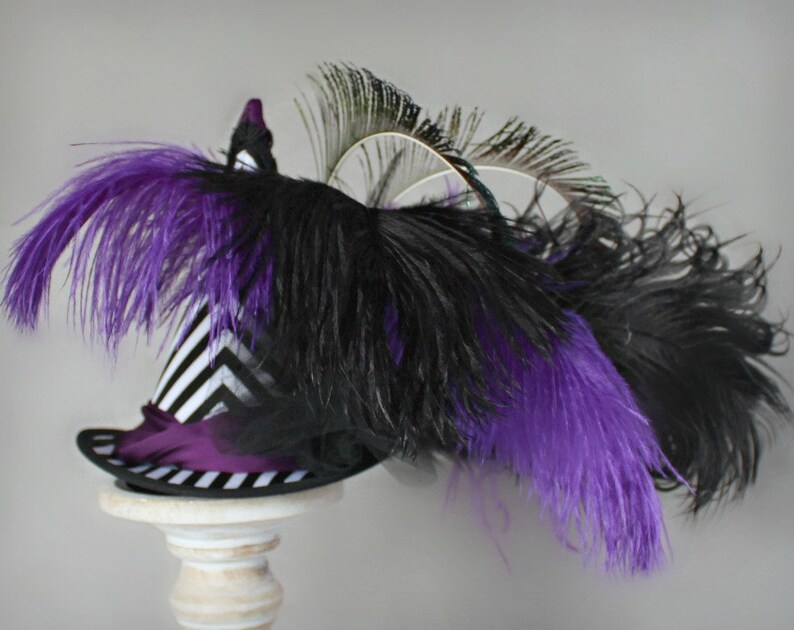 Withch Costume Witch Mini Hat Witches Mini Top Hat Magic Mini Hat Halloween Hat Goth Wicked Witch Hat Mini Top Hat Halloween Costume
