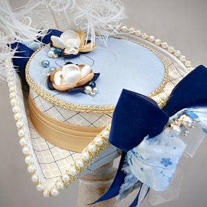 Victoriaanse Mini Tricorn Hat, Marie Antoinette Mini Tricorn Hat, Tricorn Ship Hat, Vrouwen Mini Tricorn Hat, Pirate Tricorn Hat, Fascinator