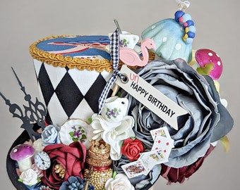 Chapeau Haut De Forme Rétro Banquet Fille Accessoire Décoration Cheveux