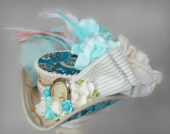 Marie Antoinette Mini Tricorn Hat 
