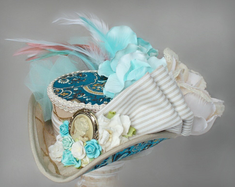 Victorian Mini Tricorn Hat Marie 