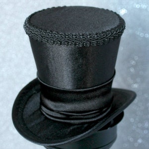 Chapeau Bibi Noir, Mini Chapeau pour Marriage, Mini Chapeau , Petit Chapeau , Accessoire à Cheveux , Fascinator , Chapeau pour Femme image 2