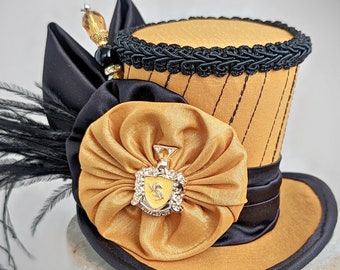 Chapeau de Magicien, Chapeau Haut de Forme, Fascinator, Mini Chapeau pour Marriage , Mini Chapeau , Petit Chapeau , Accessoire à Cheveux