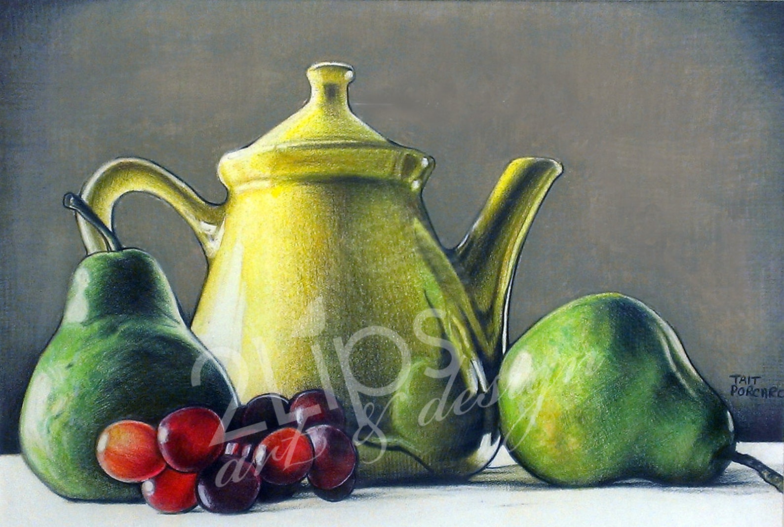 Fine Art Print of an original still life in Colored Pencil Etsy