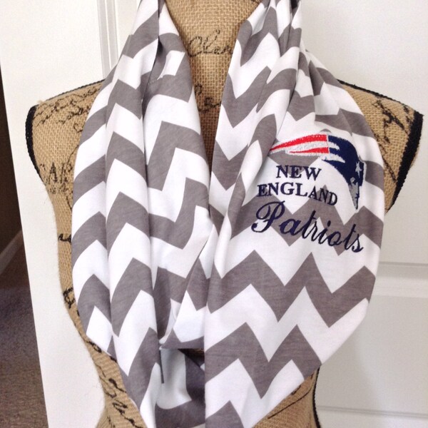 New England Patriots Infinity Scarf