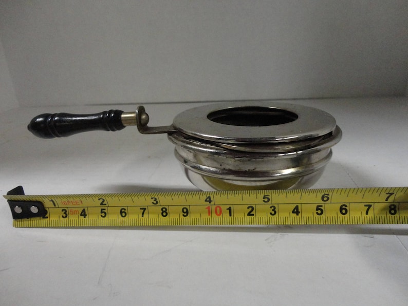 RARE CAMP STOVE Food Warmer Pat 1890 Alcohol Burner Warmer Antique