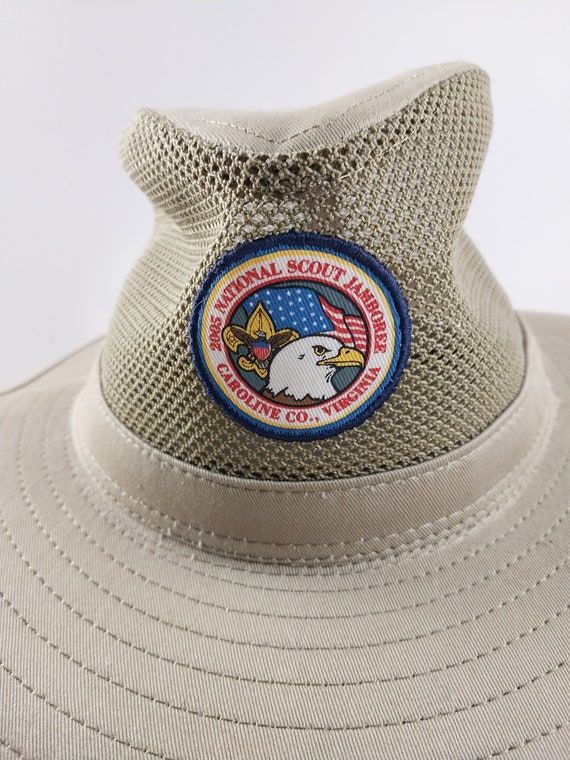 BSA SAFARI KHAKI Hat Lg -  2005 National Scout Jam