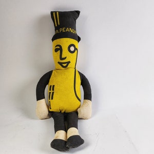 Mr Peanut Plush Toy - Etsy