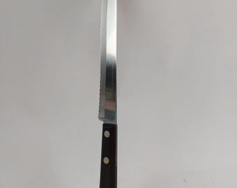 Roberson Frozen Heat Serrated Kitchen Work Knife pat 2825968 Made in USA 8in Blade 5in Handle