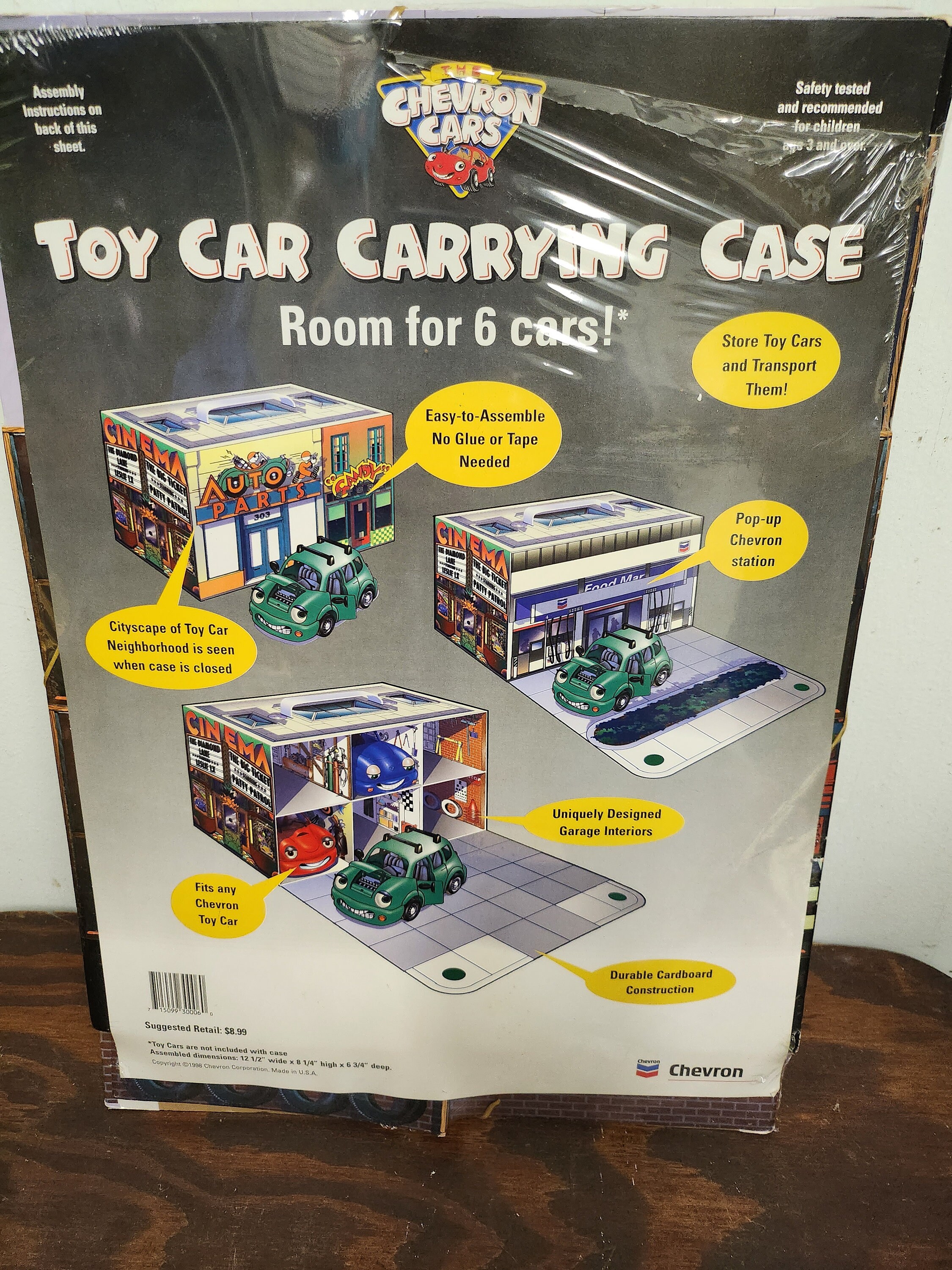 THE CHEVRON CARS（オリジナルケース入り、未使用品） CHEVRON TOY Car COLLECTION Storage Carry Case - Etsy