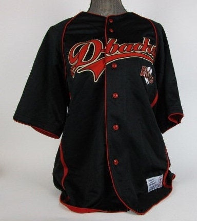  Mitchell & Ness Arizona Diamondbacks 1999 Randy Johnson  Authentic Button Down BP Jersey - Black (Small) : Sports & Outdoors