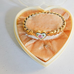 Vintage sweetheart bracelet - Etsy 日本