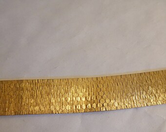 Vintage Gold  Mesh Bracelet, Vintage Gold Link Bracelet, Vintage Woman's Gift, Vintage Jewelry