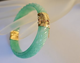 翡翠のバングルブレスレット - Etsy 日本