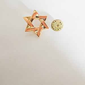 Star Of David Pin, Jewish Star Lapel, Coat, Book Bag Pin Brooch,  Bar Mitzvah Birthday, Wedding, Jewish Wedding Party gift,