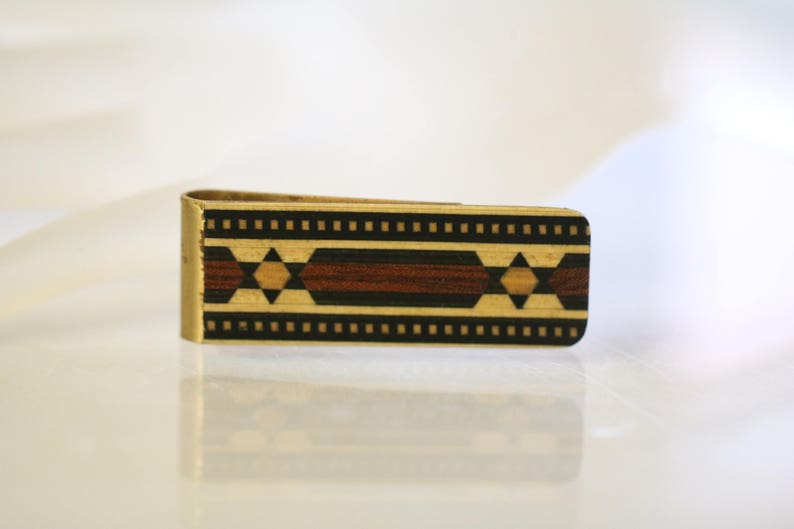 Vintage Southwestern Tie Bar Money Clip MEN/'S GIFT Vintage Menswear Accountant Broker gift mens Math Teach