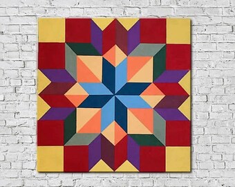 Housewarming, Wood Barn Quilt, Quilt Wall Art, Quilt Wall Hanging, Wood Wall Art, Barn Quilt Patterns, Wood Quilt, Wood Quilt Block