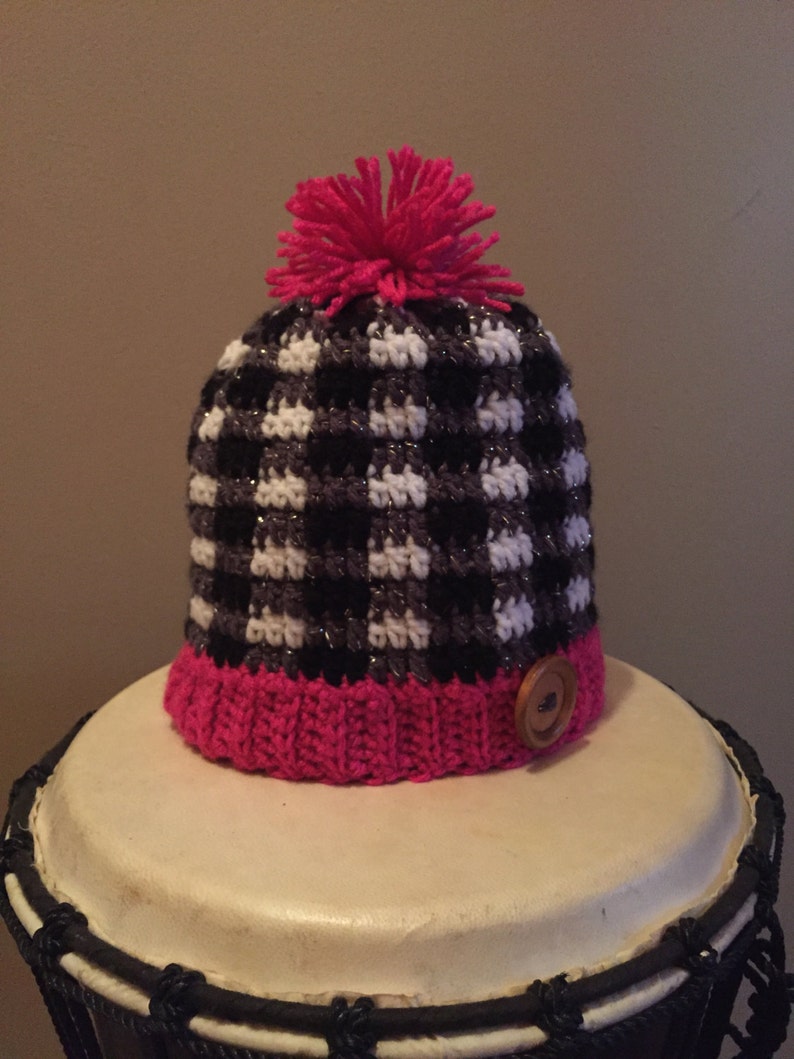 Plaidlumberjack Crochet Hat Etsy
