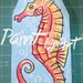 Seahorse Pattern Printable PDF Pattern Instant Download Art Template ...