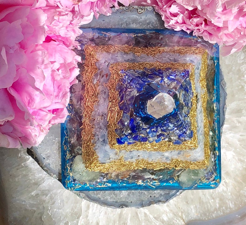 Powerful Orgonite® Orgone Pyramid X Large 5.25 x 4.5 inches Expand Consciousness Free WORLDWIDE SHIPPING image 10