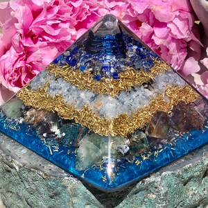 Powerful Orgonite® Orgone Pyramid X Large 5.25 x 4.5 inches Expand Consciousness Free WORLDWIDE SHIPPING image 8