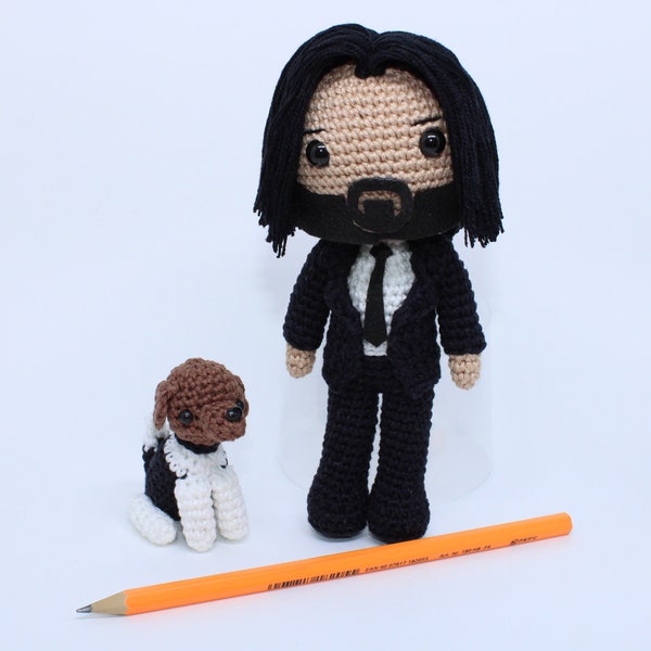 Just a Guy who loves his puppies Amigurumi Pattern by Mucau