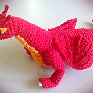 Fire Dragon Amigurumi Pattern image 1