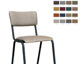 OUTDOOR UPHOLSTERED Chair, Strong Steel Frame, Personalized Premium Outdoor Chair - Perfect For Patio, Garden, Bistro, Or Restaurant Use