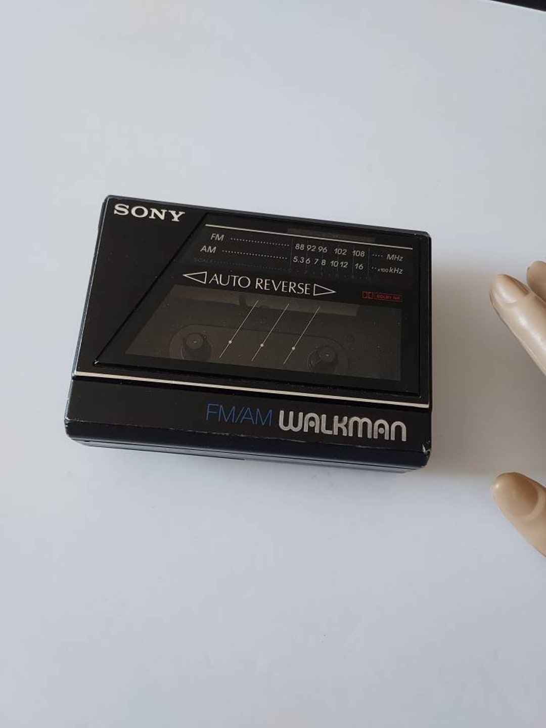 Vintage Sony FM/AM Radio Walkman Auto Reverse WM-F77 Cassette Player ...