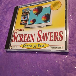 Create Screen Savers Quick & Easy CD-Rom Disc in Case for Windows (1999)