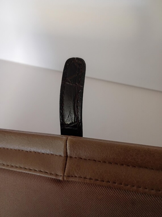 Vintage Multi Function Leather Like Bag with Adju… - image 6