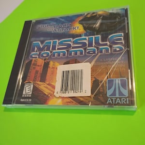 Missile Command ATARI CD-Rom Game (Fight Back The Attack!) New