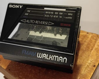 Sony Sports Walkman SRF-M50 FM Stereo Headset Headphone Receiver