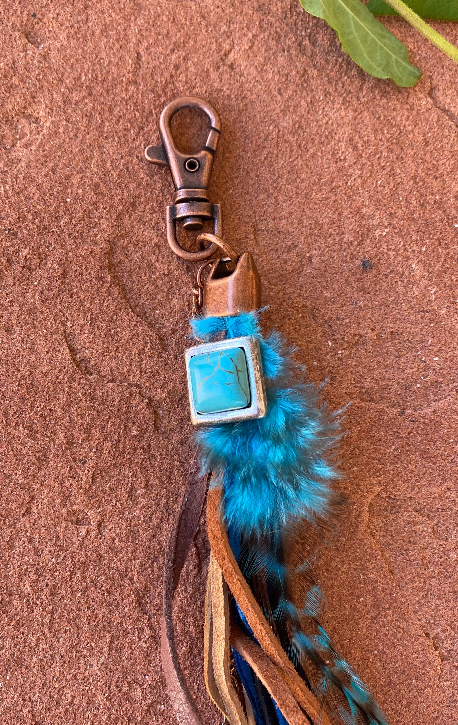 Bag Charm Handmade Leather Bag Charm Zipper Pull Key Chain Etsy Israel