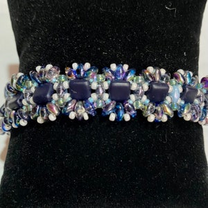 Black Beaded Cuff