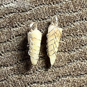 Human tooth pendant