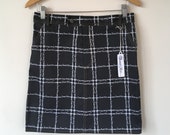 Logo Plaid skirt