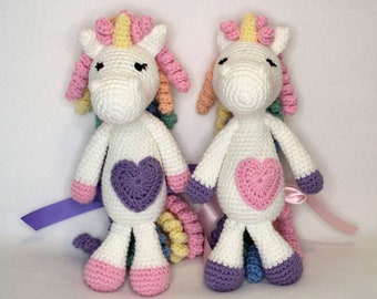 Crocheted Baby Unicorn