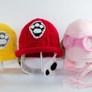 Crocheted Puppy Hats - Handmade to order